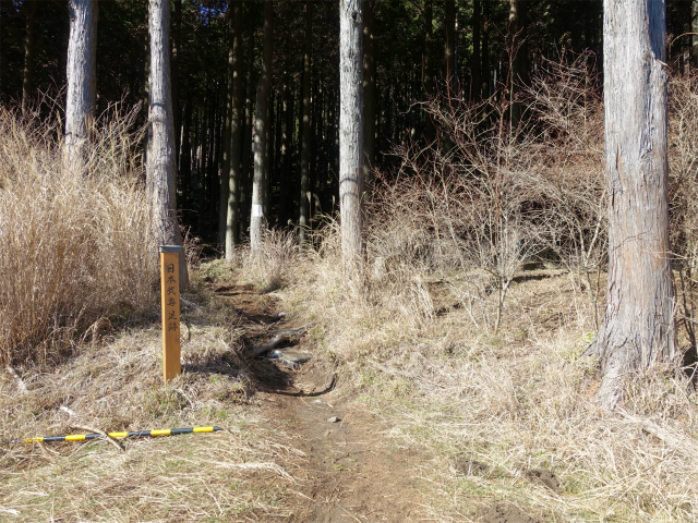 塔ノ岳(丹沢表尾根) 登山口コースガイド 菩提峠の日本武尊足跡入口【登山口ナビ】
