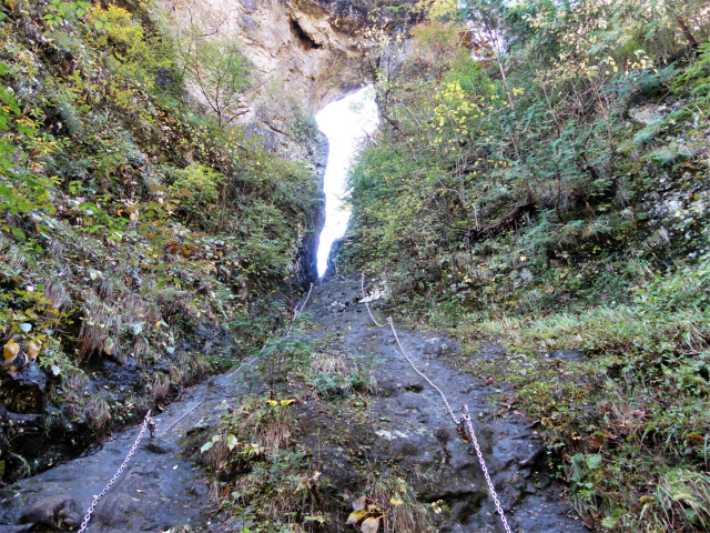 表妙義・中間道（石門めぐり～妙義神社） 登山口コースガイド 第二石門つるべさがり【登山口ナビ】