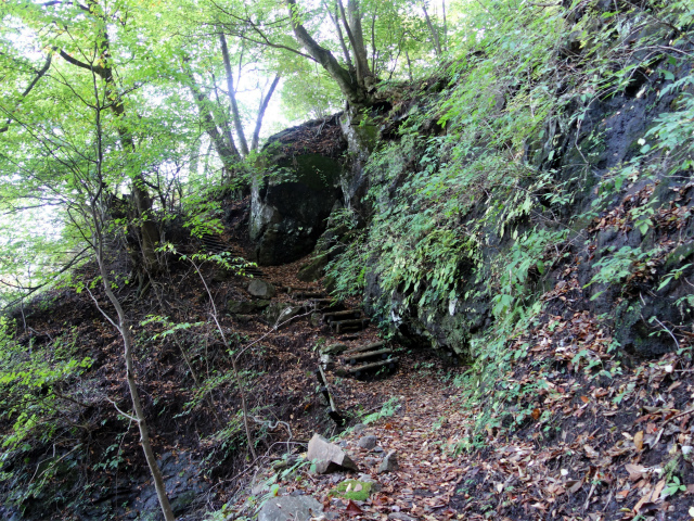 表妙義・金洞山（中ノ岳～鷹戻し～相馬岳） 登山口コースガイド 中間道アップダウン【登山口ナビ】