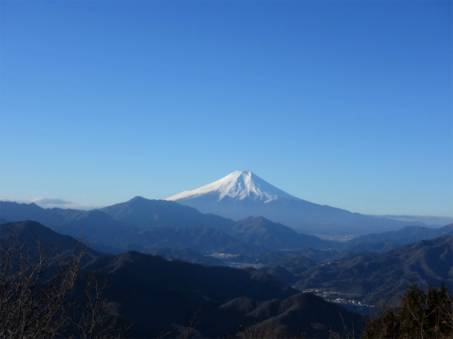 富士山が良く見える山 登山口コースガイド 百蔵山山頂【登山口ナビ】