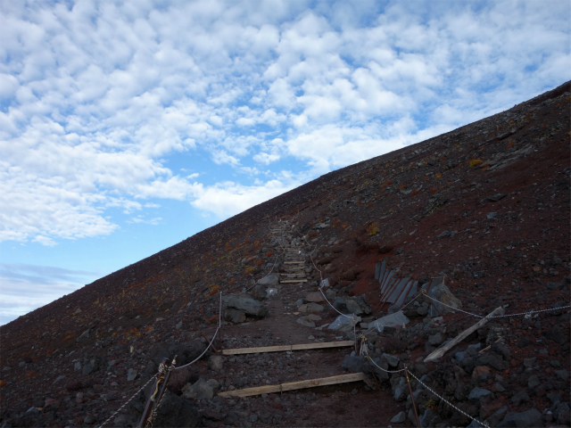 富士山 剣ヶ峰~お鉢巡り(富士宮ルート/無雪期日帰り)登山口コースガイド 表口八合目までの登山道【登山口ナビ】