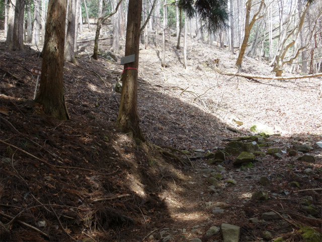 乾徳山（銀晶水・徳和コース）登山口コースガイド 銀晶水下部【登山口ナビ】