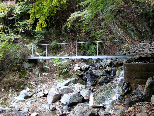 大室山（日陰沢橋～犬越路コース） 登山口コースガイド 鉄橋【登山口ナビ】