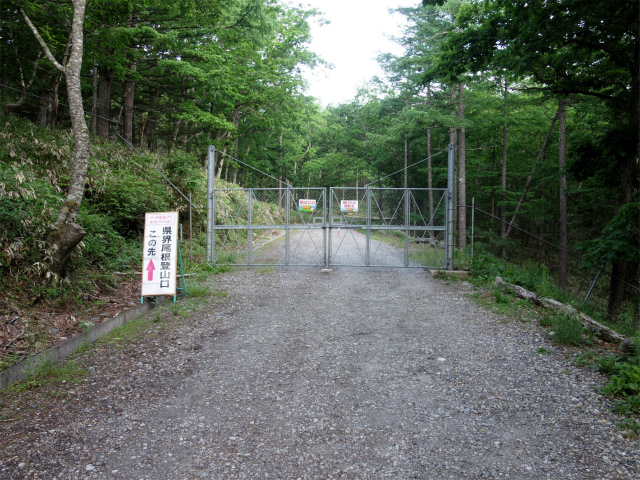 八ヶ岳・赤岳（防火線の頭～県界尾根） 登山口コースガイド 害獣ゲート【登山口ナビ】