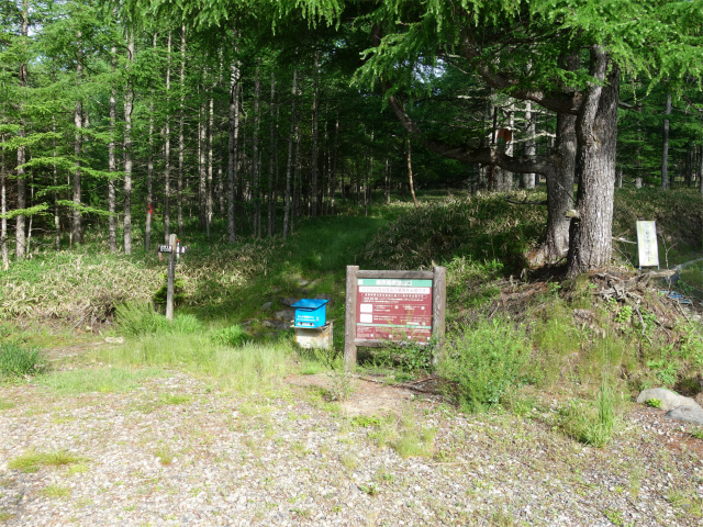八ヶ岳・赤岳（防火線の頭～県界尾根） 登山口コースガイド 県界尾根登山口【登山口ナビ】