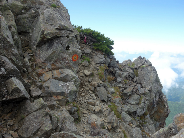 仙丈ヶ岳（北沢峠～小仙丈尾根）登山口コースガイド 岩場【登山口ナビ】