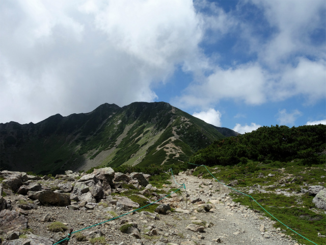 仙丈ヶ岳（北沢峠～小仙丈尾根）登山口コースガイド 小仙丈ヶ岳山頂からの仙丈ヶ岳の眺望【登山口ナビ】