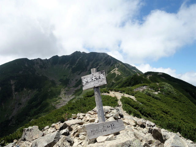 仙丈ヶ岳（北沢峠～小仙丈尾根）登山口コースガイド 小仙丈ヶ岳山頂【登山口ナビ】