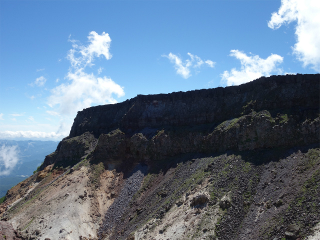 八ヶ岳・硫黄岳（桜平～赤岩ノ頭/夏沢峠）登山口コースガイド 爆裂火口脇【登山口ナビ】