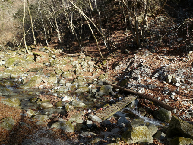 畦ヶ丸(西丹沢ビジターセンター~下棚・本棚) 登山口コースガイド 渡渉【登山口ナビ】
