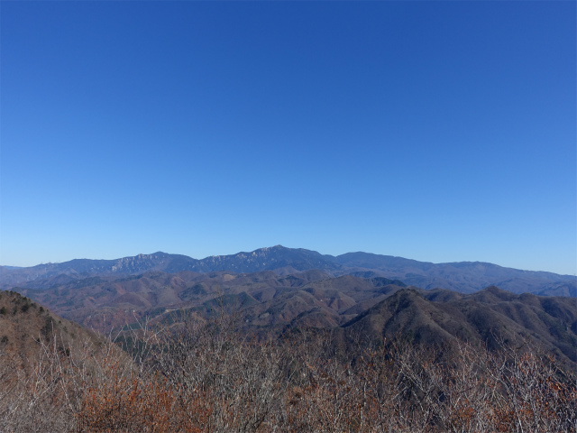 茅ヶ岳（深田記念公園～女岩コース） 登山口コースガイド 茅ヶ岳山頂からの奥秩父山塊の眺望【登山口ナビ】