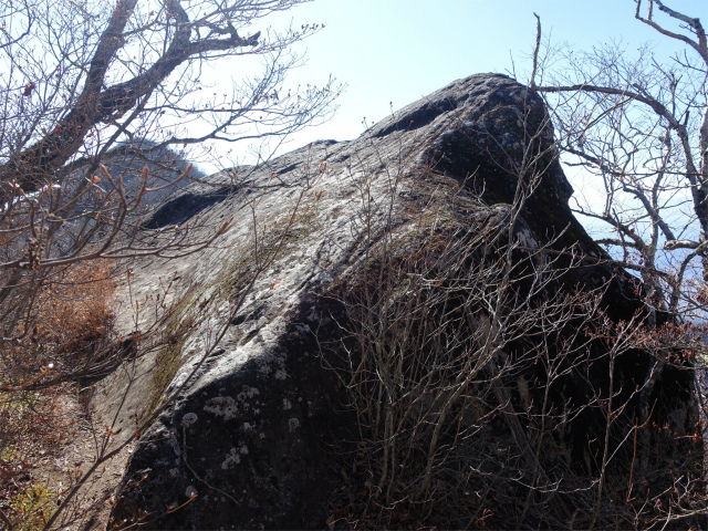茅ヶ岳（金ヶ岳～千本桜公園） 登山口コースガイド 展望の巨岩【登山口ナビ】