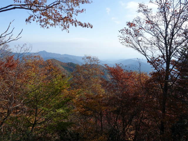 三頭山（サイグチ沢コース）登山口コースガイド 見晴し小屋からの展望【登山口ナビ】