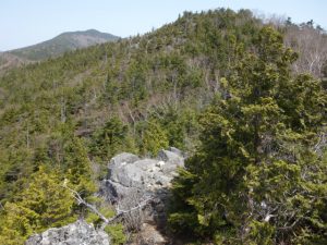 黒金山（徳和～乾徳山）登山口コースガイド 露岩【登山口ナビ】