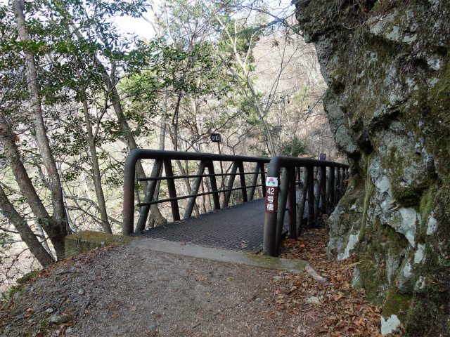 西沢渓谷（渓谷歩道～旧森林軌道周回）登山口コースガイド 42号橋【登山口ナビ】