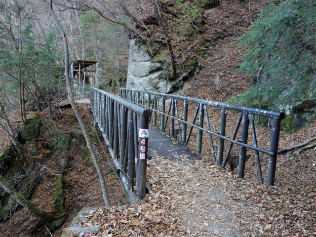 西沢渓谷（渓谷歩道～旧森林軌道周回）登山口コースガイド 4号橋【登山口ナビ】