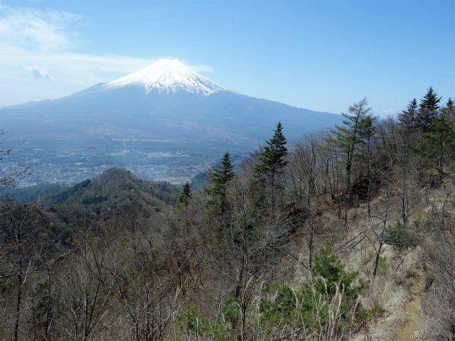 杓子山（不動湯～Zコース）登山口コースガイド 高座山と富士山【登山口ナビ】
