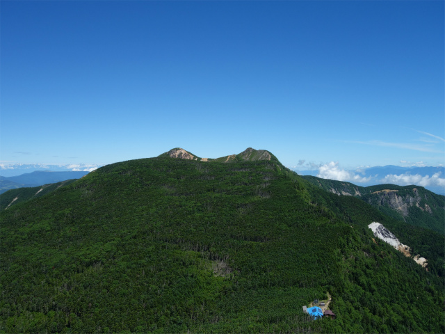 八ヶ岳・硫黄岳（ミドリ池入口～夏沢峠）登山口コースガイド 天狗岳の眺望【登山口ナビ】