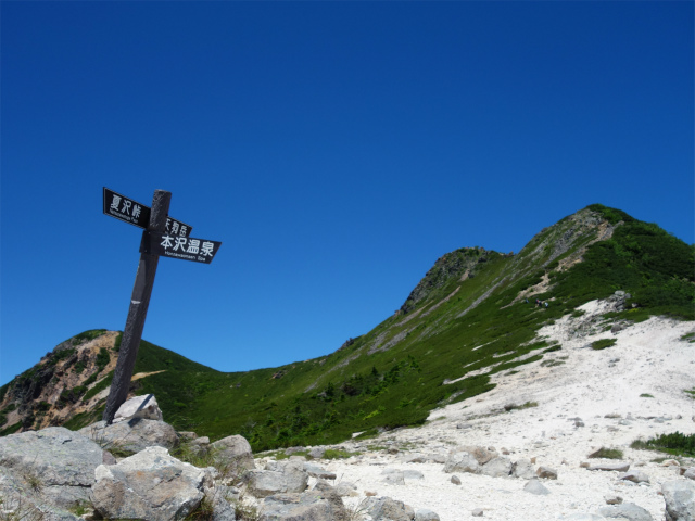八ヶ岳・天狗岳（白砂新道～夏沢峠周回）登山口コースガイド 本沢温泉分岐【登山口ナビ】