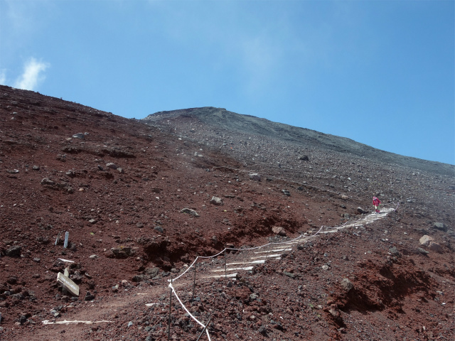 富士山 剣ヶ峰（御殿場ルート）登山口コースガイド 階段【登山口ナビ】