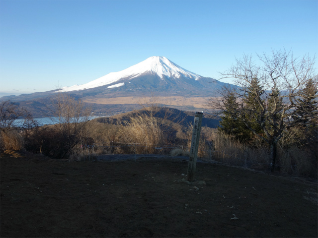 石割山（山伏峠～日向峰）登山口コースガイド 山頂からの富士山【登山口ナビ】