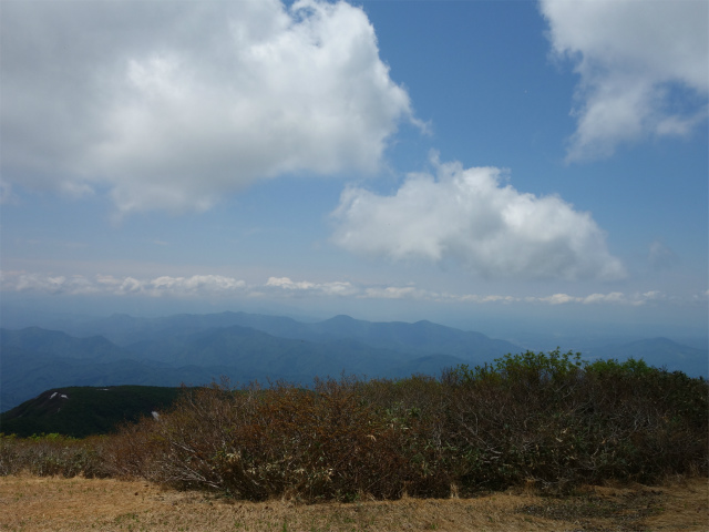 守門岳（保久礼コース）登山口コースガイド 青雲岳山頂から日本海の眺望【登山口ナビ】