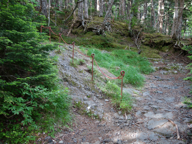 富士山 剣ヶ峰（馬返口/吉田ルート）登山口コースガイド 露岩【登山口ナビ】