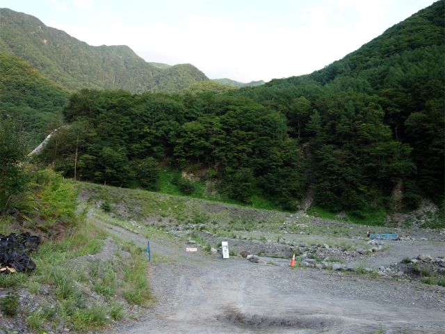 農鳥岳（奈良田～大門沢～西農鳥岳）登山口コースガイド 仮設橋【登山口ナビ】