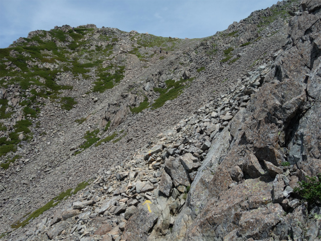 農鳥岳（奈良田～大門沢～西農鳥岳）登山口コースガイド 岩場【登山口ナビ】