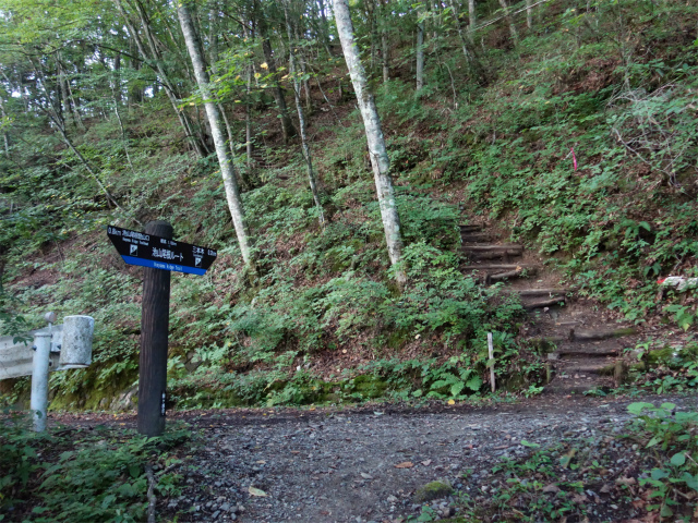 空木岳（池山尾根ルート）登山口コースガイド 古城林道横断【登山口ナビ】