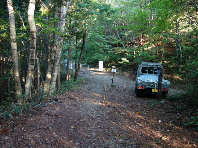 空木岳（池山尾根ルート）登山口コースガイド 古城林道ショートカット【登山口ナビ】