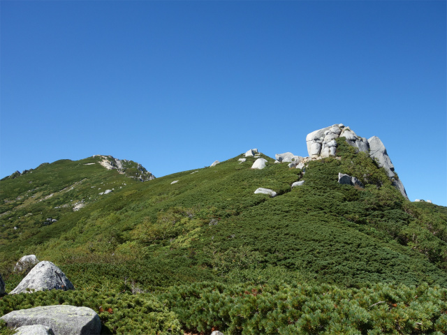 空木岳（池山尾根ルート）登山口コースガイド 駒石直下【登山口ナビ】