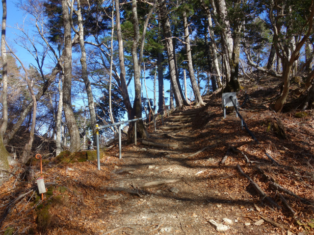 七面山（表参道）登山口コースガイド 仮設道【登山口ナビ】