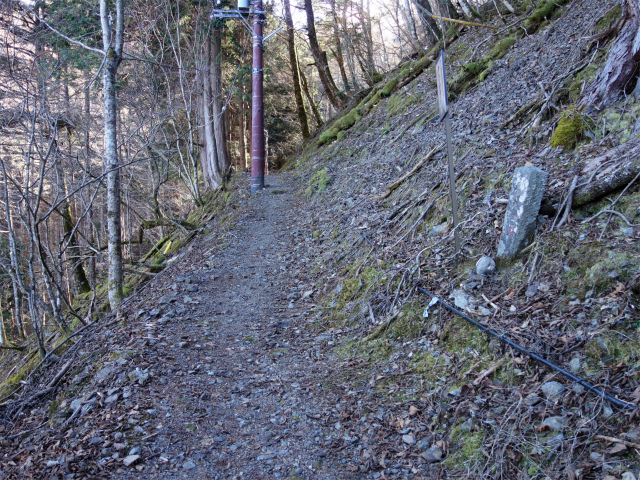 七面山（北参道～希望峰）登山口コースガイド 三十八丁目トラバース【登山口ナビ】