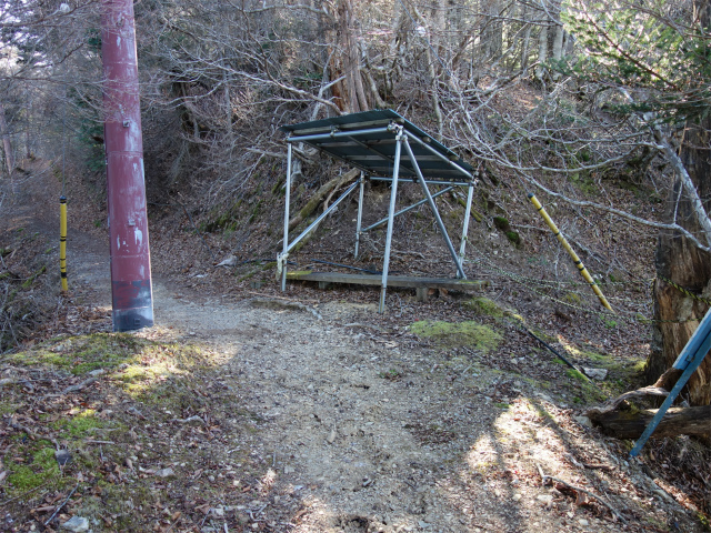 七面山（北参道～希望峰）登山口コースガイド 雨畑参道分岐【登山口ナビ】