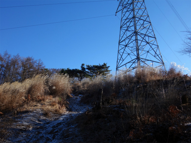 三ツ峠山（天上山・府戸尾根）登山口コースガイド 送電線鉄塔【登山口ナビ】