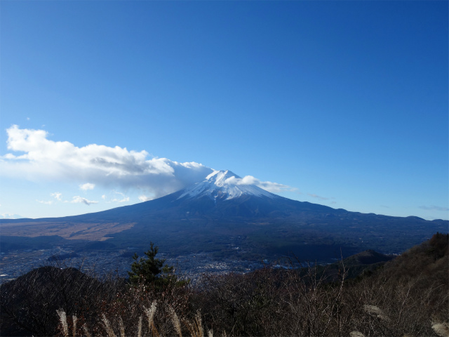 三ツ峠山（天上山・府戸尾根）登山口コースガイド 送電線鉄塔からの富士山【登山口ナビ】