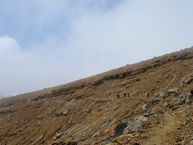御嶽山・剣ヶ峰（田の原～王滝口登山道）登山口コースガイド 黒沢十字路トラバース道【登山口ナビ】