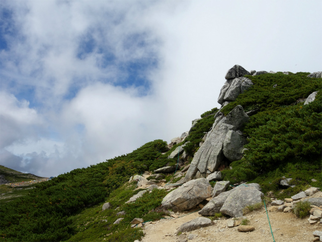 木曽駒ヶ岳(桂小場・西駒ルート)登山口コースガイド 岩峰【登山口ナビ】