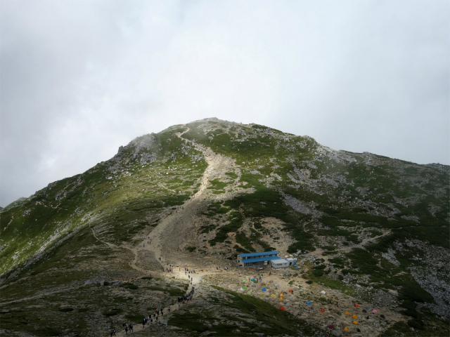 木曽駒ヶ岳(桂小場・西駒ルート)登山口コースガイド 中岳山頂からの眺望【登山口ナビ】