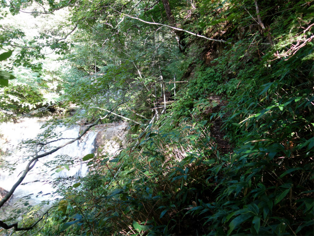 燕岳(中房登山口~東沢乗越)登山口コースガイド 桟道【登山口ナビ】