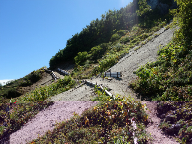 燕岳(中房登山口~東沢乗越)登山口コースガイド 北燕岳山頂直下【登山口ナビ】