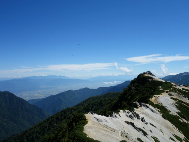 燕岳(中房登山口~東沢乗越)登山口コースガイド 北燕岳山頂から八ヶ岳・富士山・南アルプスの眺望【登山口ナビ】