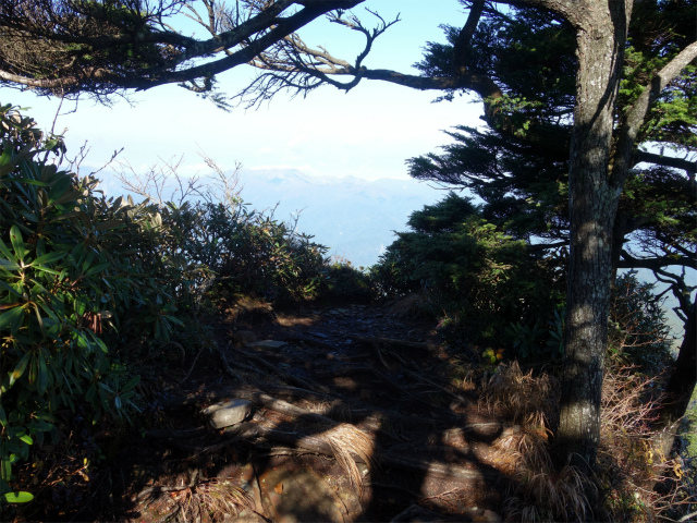 武尊山(武尊神社~剣ヶ峰山周回)登山口コースガイド 尾根の肩【登山口ナビ】