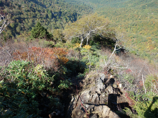 武尊山(武尊神社~剣ヶ峰山周回)登山口コースガイド 補助ロープ【登山口ナビ】
